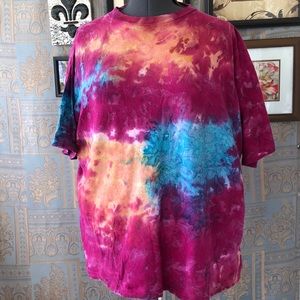 Z Screenprints XL Cotton sh slv Tie-dye T-shirt